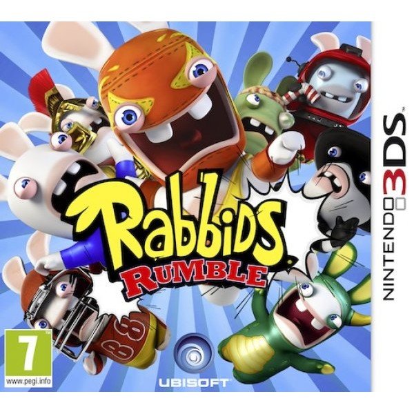 Caratula de Rabbids Rumble 3D para Nintendo 3DS