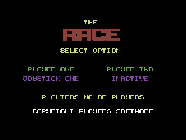Pantallazo de Race, The para Commodore 64
