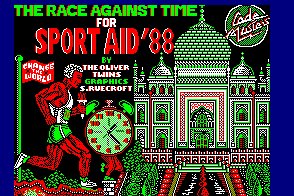 Pantallazo de Race Against Time / Sport Aid '88 para Amstrad CPC