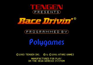 Pantallazo de Race Drivin' para Sega Megadrive