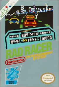 Caratula de Rad Racer para Nintendo (NES)