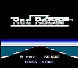 Pantallazo de Rad Racer para Nintendo (NES)
