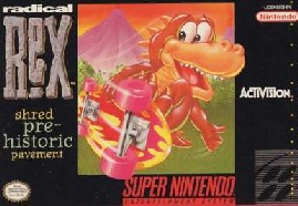Caratula de Radical Rex para Super Nintendo