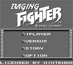 Pantallazo de Raging Fighter para Game Boy
