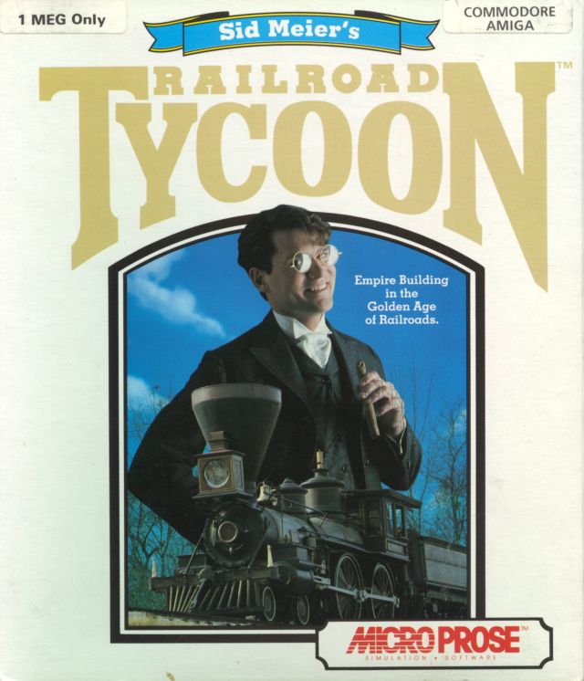 Caratula de Railroad Tycoon para Amiga