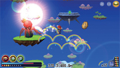 Pantallazo de Rainbow Island Evolution para PSP