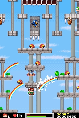 Pantallazo de Rainbow Islands Revolution para Nintendo DS