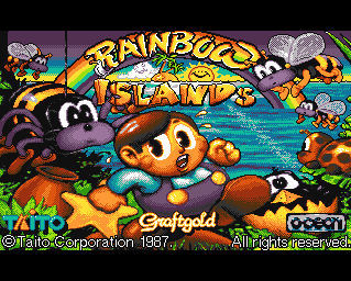 Pantallazo de Rainbow Islands para Amiga