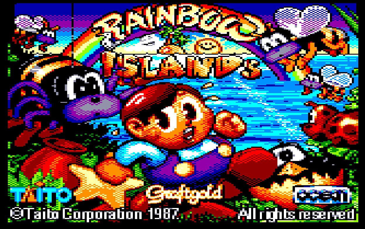 Pantallazo de Rainbow Islands para Amstrad CPC