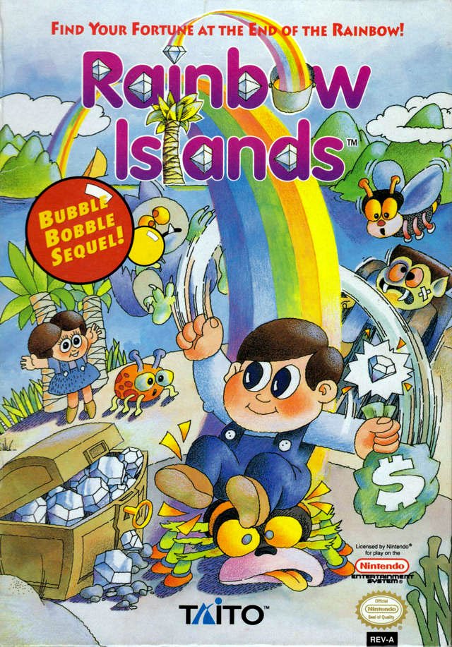Caratula de Rainbow Islands para Nintendo (NES)