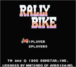 Pantallazo de Rally Bike para Nintendo (NES)