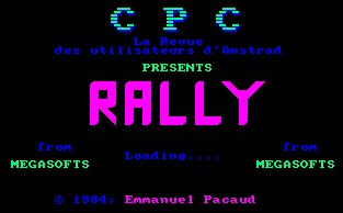 Pantallazo de Rally Cpc para Amstrad CPC