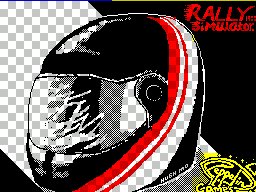 Pantallazo de Rally Simulator para Spectrum