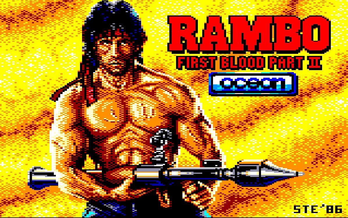 Pantallazo de Rambo: First Blood Part II para Amstrad CPC