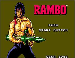 Pantallazo de Rambo: First Blood Part II para Sega Master System