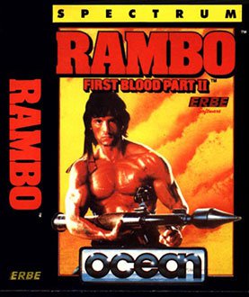 Caratula de Rambo: First Blood Part II para Spectrum