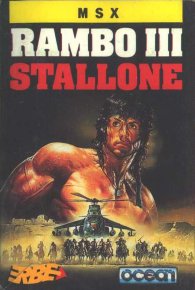 Caratula de Rambo 3 para MSX