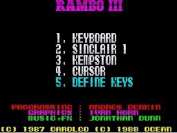 Pantallazo de Rambo 3 para Spectrum