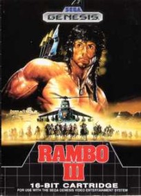 Caratula de Rambo III para Sega Megadrive