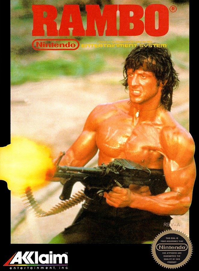 Caratula de Rambo para Nintendo (NES)