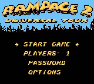 Pantallazo de Rampage 2: Universal Tour para Game Boy Color