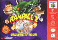 Caratula de Rampage 2: Universal Tour para Nintendo 64
