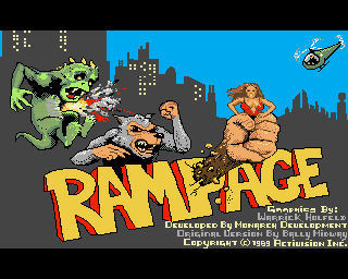 Pantallazo de Rampage para Amiga