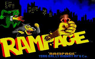 Pantallazo de Rampage para Atari ST