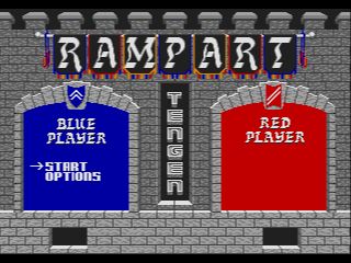 Pantallazo de Rampart para Sega Megadrive