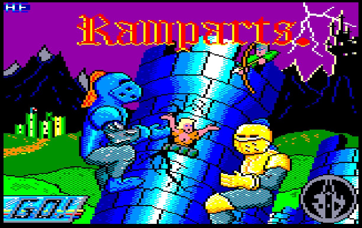 Pantallazo de Ramparts para Amstrad CPC