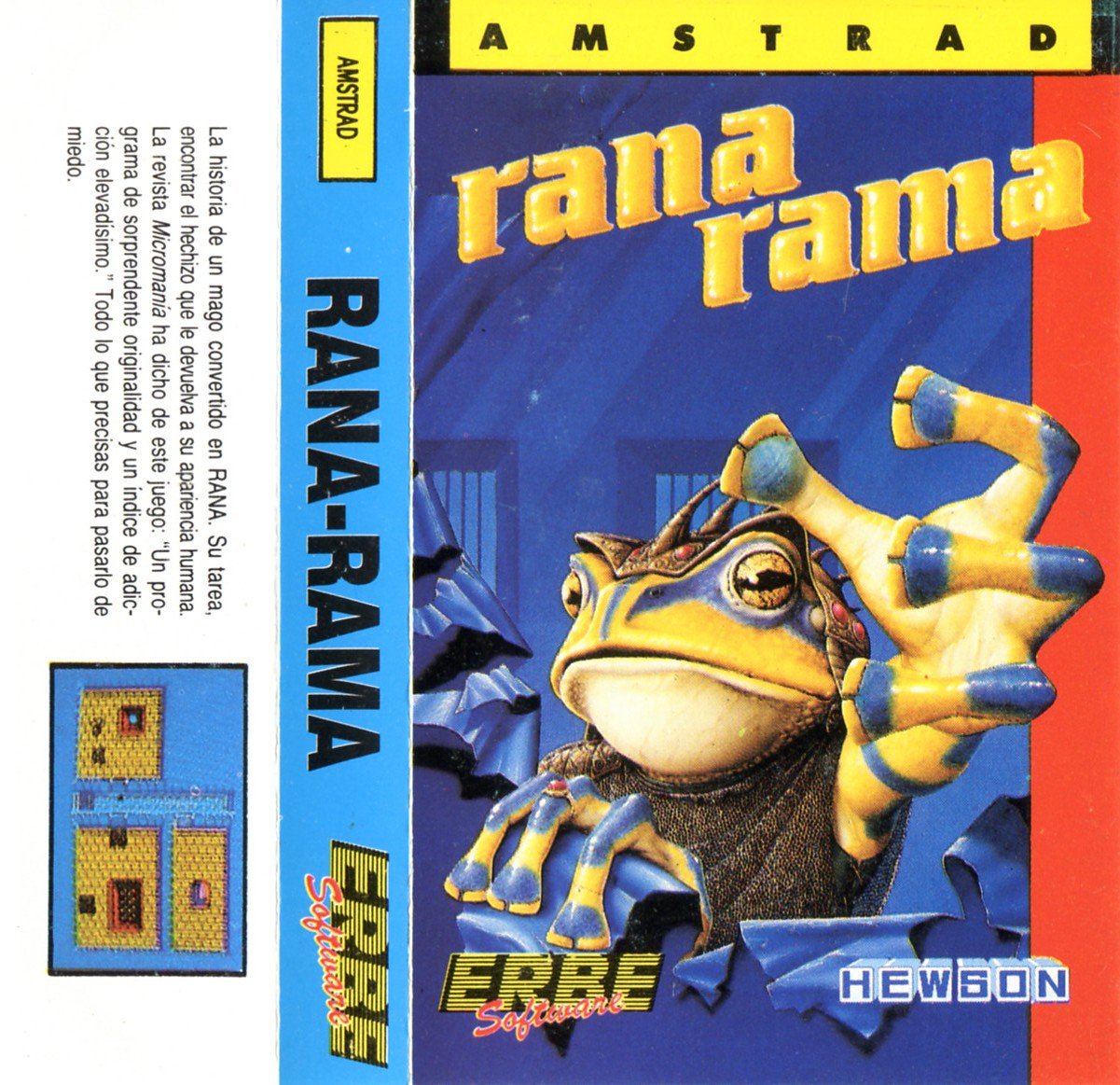 Caratula de RanaRama para Amstrad CPC