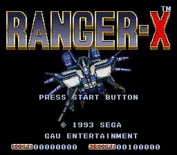 Pantallazo de Ranger X para Sega Megadrive