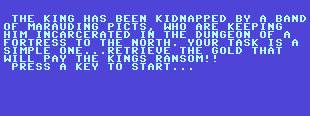 Pantallazo de Ransom the King para Commodore 64