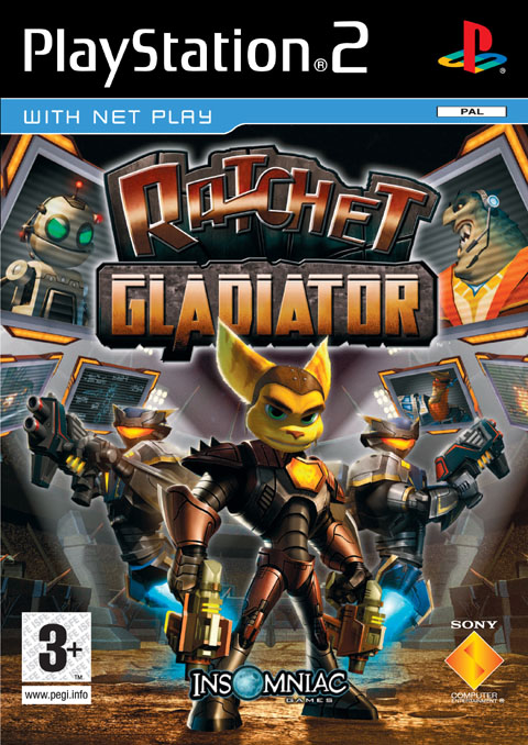 Caratula de Ratchet: Gladiator para PlayStation 2