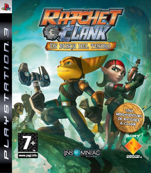 Caratula de Ratchet & Clank: En busca del tesoro para PlayStation 3