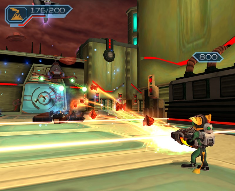 Pantallazo de Ratchet & Clank 2 : Locked & Loaded para PlayStation 2