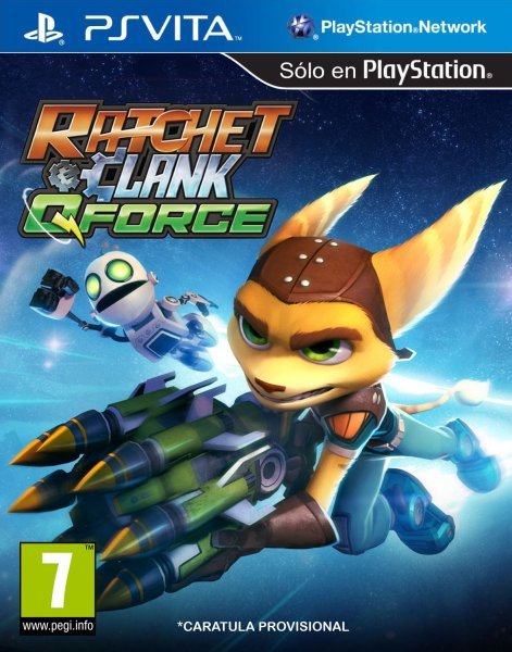 Caratula de Ratchet & Clank QForce para PS Vita