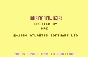 Pantallazo de Rattler para Commodore 64
