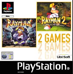 Caratula de Rayman 1 and 2 para PlayStation