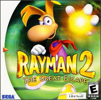 Caratula de Rayman 2: The Great Escape para Dreamcast