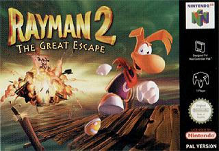Caratula de Rayman 2: The Great Escape para Nintendo 64