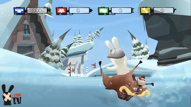 Pantallazo de Rayman Raving Rabbids TV Party para Wii