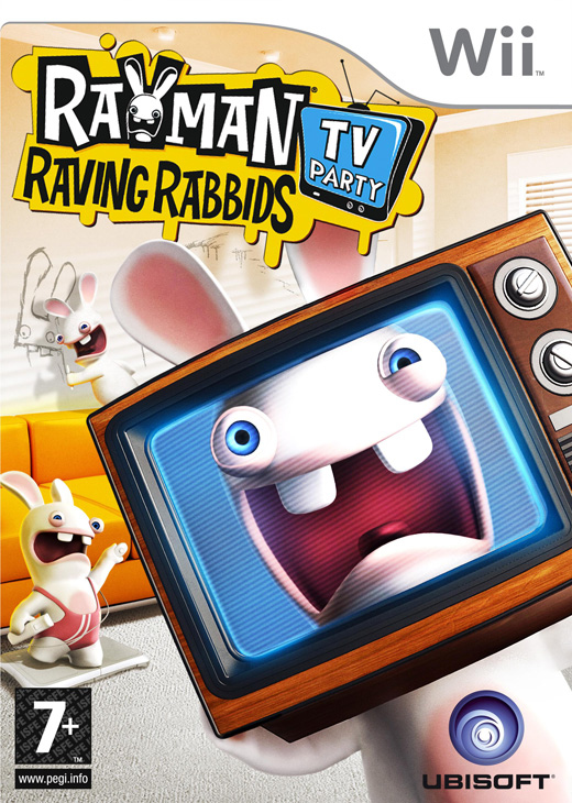Caratula de Rayman Raving Rabbids TV Party para Wii