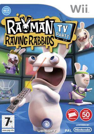 Caratula de Rayman Raving Rabbids TV Party para Wii