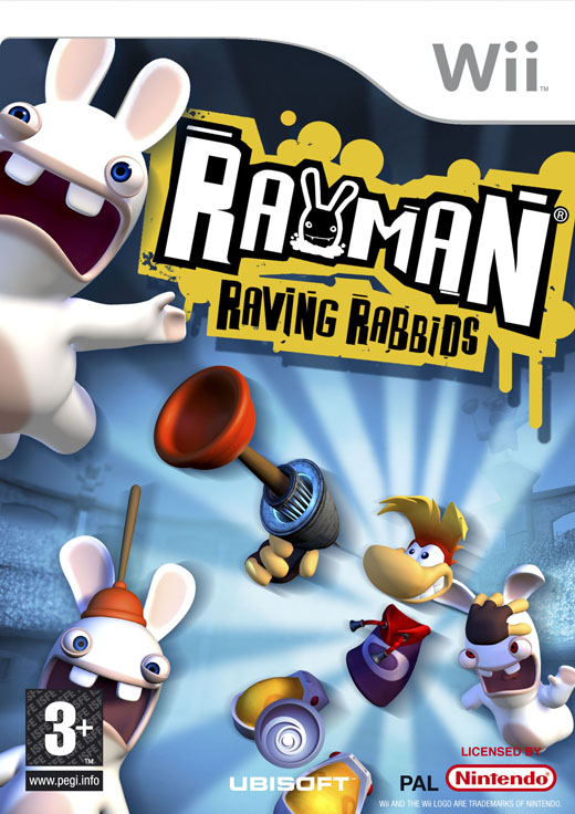 Caratula de Rayman Raving Rabbids para Wii