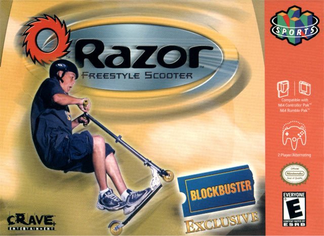 Caratula de Razor Freestyle Scooter para Nintendo 64
