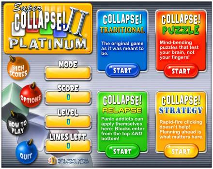 Pantallazo de Real Arcade: Collapse! para PC