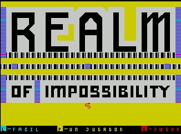 Pantallazo de Realm of Impossibility para Spectrum