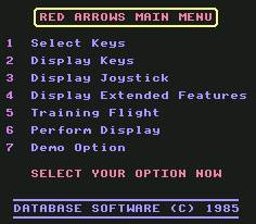Pantallazo de Red Arrows para Commodore 64