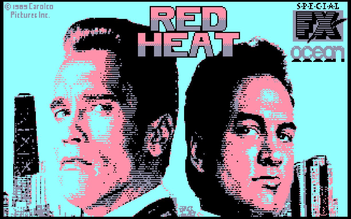 Pantallazo de Red Heat para Amstrad CPC